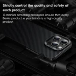 Benks Classic Kevlar 600D Fiber MagSafe Phone Case, For iPhone 16 Pro Max, For iPhone 16 Pro, For iPhone 16 Plus, For iPhone 16 - Image 12