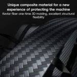 Benks Classic Kevlar 600D Fiber MagSafe Phone Case, For iPhone 16 Pro Max, For iPhone 16 Pro, For iPhone 16 Plus, For iPhone 16 - Image 7