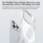 Benks MagSafe Magnetic Shockproof Phone Case, For iPhone 16 Pro Max, For iPhone 16 Pro, For iPhone 16 Plus, For iPhone 16 - Image 8