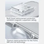 Benks MagSafe Magnetic Shockproof Phone Case, For iPhone 16 Pro Max, For iPhone 16 Pro, For iPhone 16 Plus, For iPhone 16 - Image 9