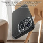 Benks MagSafe Kevlar Fiber Ultra-thin Shockproof Phone Case, For iPhone 16 Pro Max, For iPhone 16 Pro, For iPhone 16 Plus, For iPhone 16 - Image 5