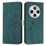 Skin Feel Heart Embossed Leather Phone Case, For Redmi 14C 4G
