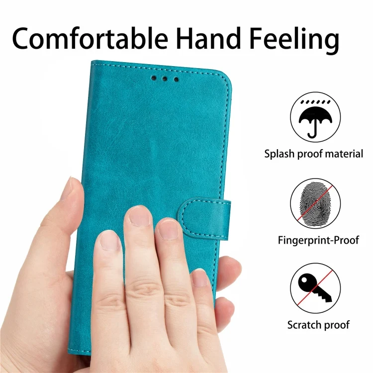 EDA007160601A_5.webp Solid Calf Texture Flip Leather Phone Case, For Redmi 14C 4G - Image 6