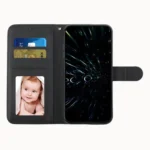 Stitching Calf Texture Buckle Leather Phone Case, For Redmi 14C 4G - Image 4