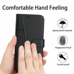 Stitching Calf Texture Buckle Leather Phone Case, For Redmi 14C 4G - Image 5
