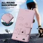 Cute Cats RFID Leather Phone Case, For OnePlus Nord 2T, For OnePlus Nord CE 2 Lite 5G - Image 5