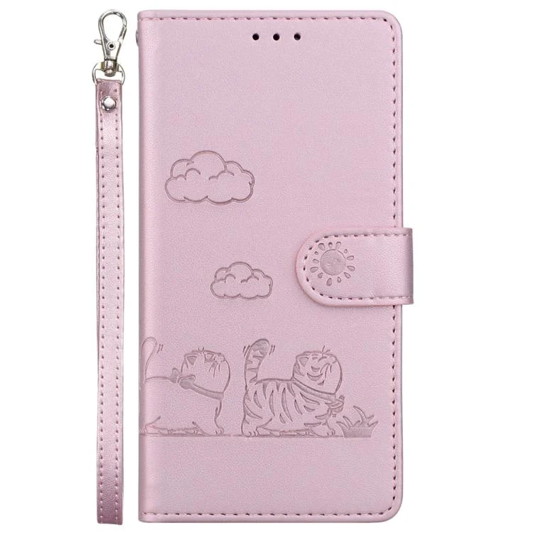 EDA007168310A_1.webp Cute Cats RFID Leather Phone Case, For OnePlus Ace 5 Ultra / Nord 5 5G, For OnePlus Ace 5 Racing / Nord CE5, For OnePlus 13 - Image 2