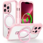 Skin Feel MagSafe Holder 360 Full Body Phone Case, For iPhone 13 Pro