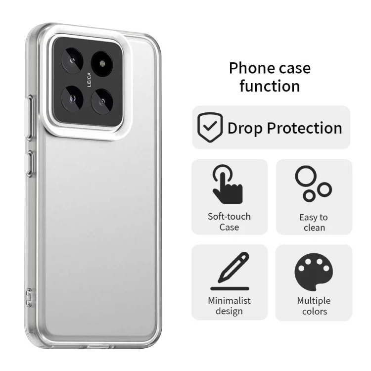 EDA007179708A_3.webp Candy PC Hybrid TPU Shockproof Phone Case, For Xiaomi 14, For Xiaomi Poco X5 Pro 5G - Image 4