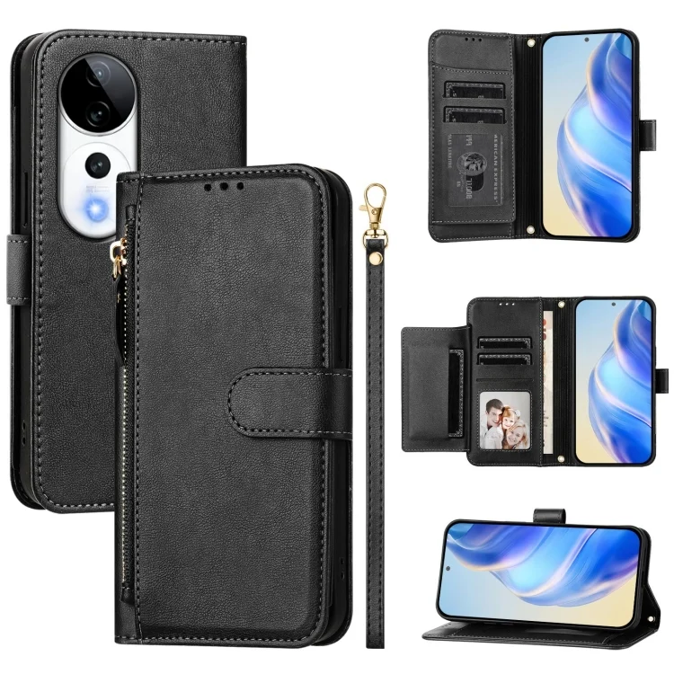 Multi-Card Slots Zipper Wallet Leather Phone Case, For vivo S19 Pro, For vivo S19, For vivo Y28 4G