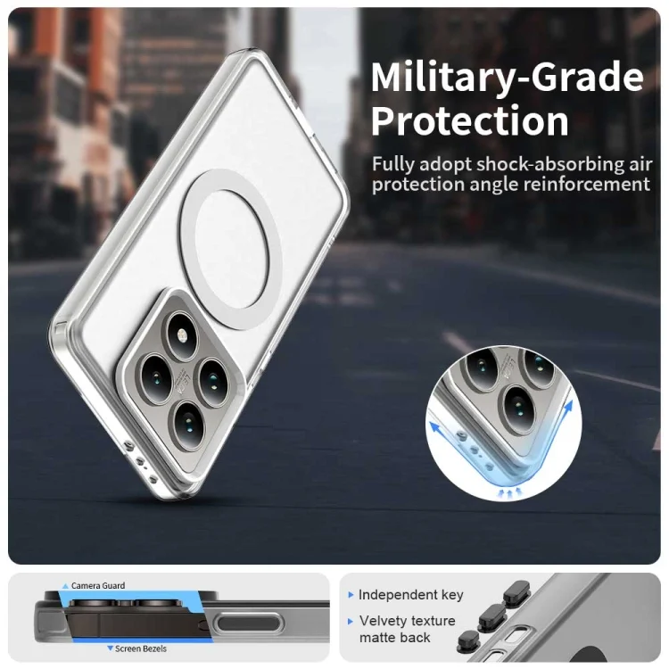 EDA007185102A_1.webp Candy Magsafe PC Hybrid TPU Phone Case, For Xiaomi 14T, For Xiaomi Poco M6 4G - Image 2