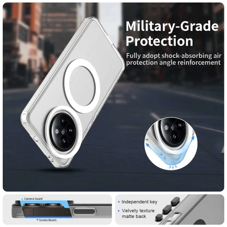 EDA007185111A_1.webp Candy Magsafe PC Hybrid TPU Phone Case, For Xiaomi Civi 4 Pro, For Xiaomi Poco C61 - Image 2