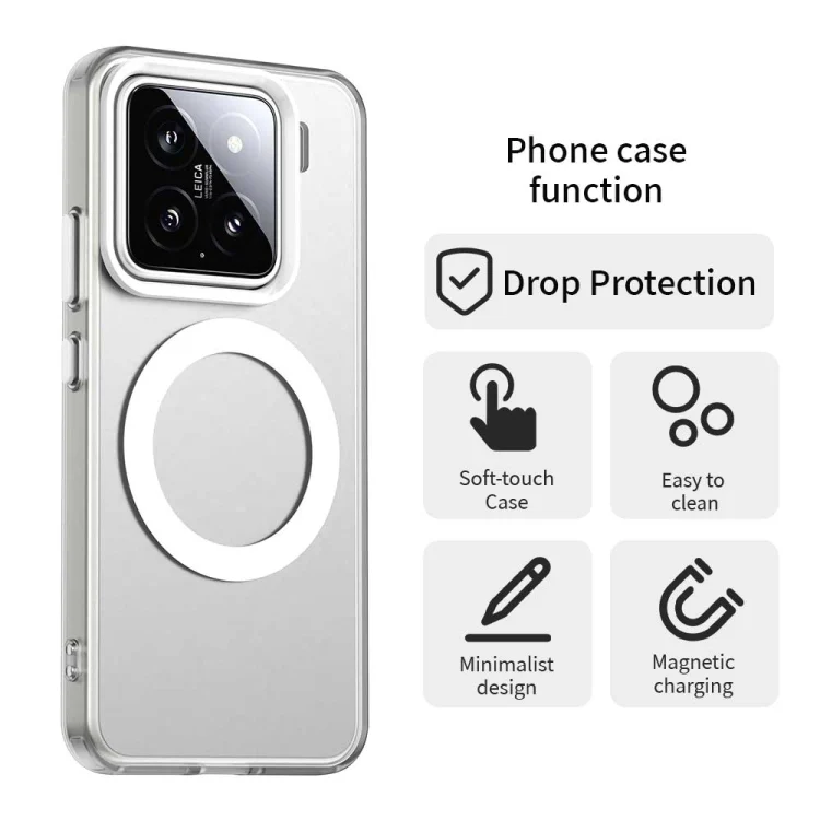 EDA007185113A_3.webp Candy Magsafe PC Hybrid TPU Phone Case, For Xiaomi 15, For Xiaomi 14T Pro - Image 4