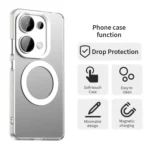 Candy Magsafe PC Hybrid TPU Phone Case, For Xiaomi Poco M6 Pro 4G, For Xiaomi Poco X6 Neo 5G - Image 4