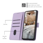 Embossed Kitten Phone Leather Case with Lanyard, For Xiaomi Poco F7 Pro / F7 Ultra, For Xiaomi 15 Ultra, For Xiaomi 15 Pro - Image 5
