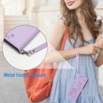 Embossed Kitten Phone Leather Case with Lanyard, For Xiaomi Poco F7 Pro / F7 Ultra, For Xiaomi 15 Ultra, For Xiaomi 15 Pro - Image 8
