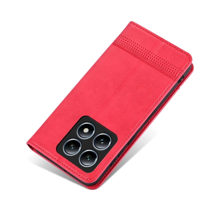 EDA007188001A_6.webp AZNS Magnetic Calf Texture Flip Leather Phone Case, For Xiaomi 14T Pro, For Xiaomi 14T - Image 7