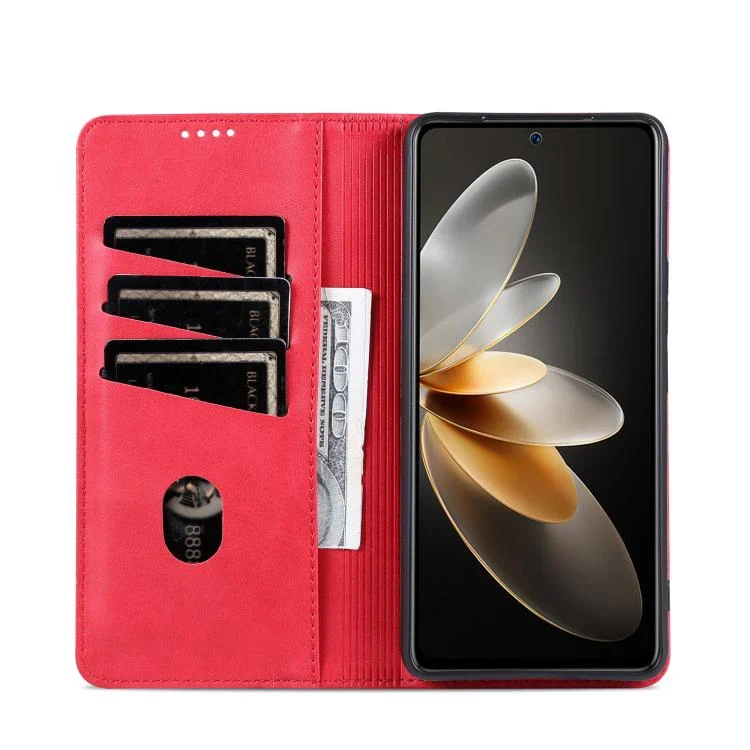 EDA007188005A_3.webp AZNS Magnetic Calf Texture Flip Leather Phone Case, For Xiaomi 15 Ultra, For Xiaomi 15 Pro, For Xiaomi 15 - Image 4