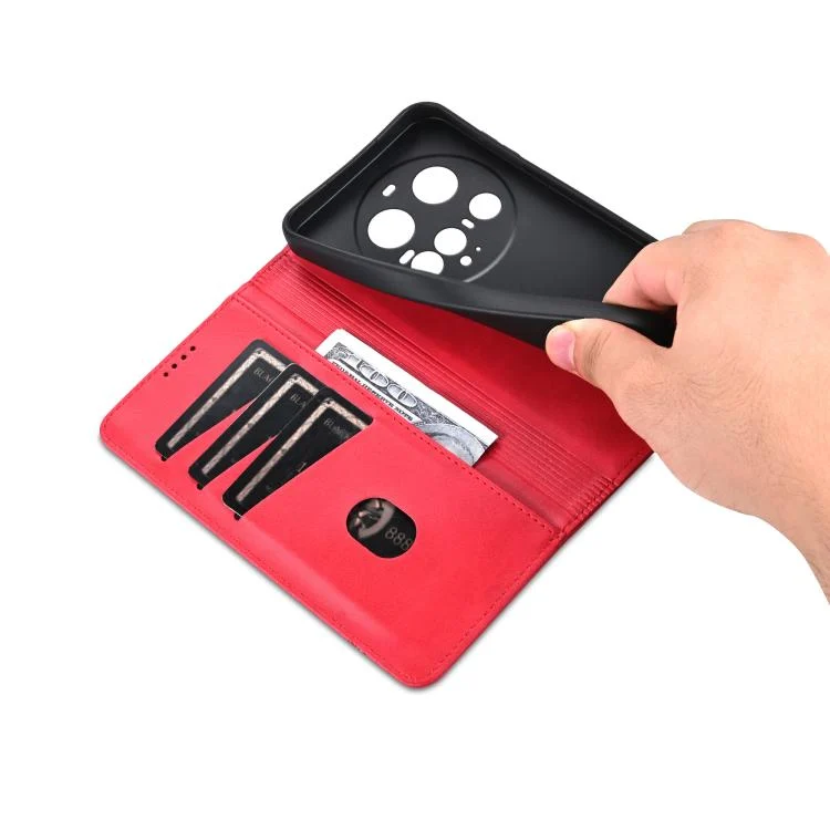 EDA007188005A_6.webp AZNS Magnetic Calf Texture Flip Leather Phone Case, For Xiaomi 15 Ultra, For Xiaomi 15 Pro, For Xiaomi 15 - Image 7