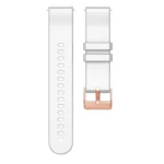 Solid Color Rose Gold Buckle 18mm Silicone Watch Band - Image 6