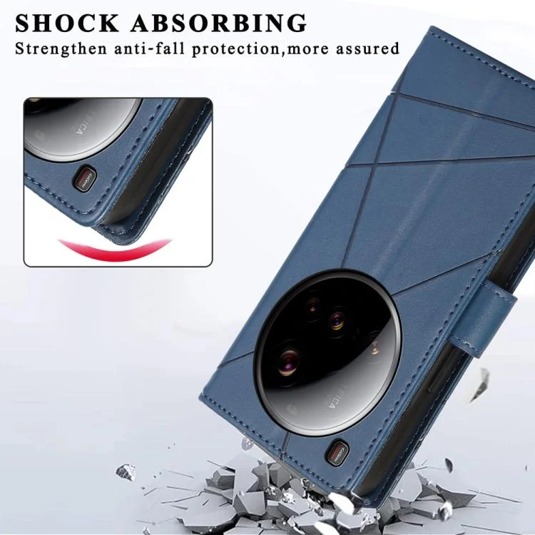 EDA007190805A_5.webp PU Genuine Leather Texture Embossed Line Phone Case, For Xiaomi 15 Ultra, For Xiaomi Poco X7 Pro / Redmi Turbo 4, For Xiaomi 15 Pro - Image 6