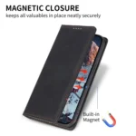 Business Solid Color Magnetic RFID Leather Phone Case, For Xiaomi 14T Pro, For Xiaomi 14T - Image 6