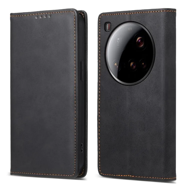 Business Solid Color Magnetic RFID Leather Phone Case, For Xiaomi 15 Ultra, For Xiaomi Poco X7 Pro / Redmi Turbo 4, For Xiaomi 15 Pro, For Xiaomi 15