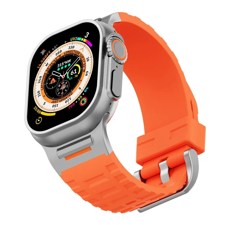 EDA007196201A_2.webp Trailblazer Silicone Watch Band, For Apple Watch 46mm / 49mm / 45mm / 44mm - Image 11