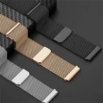Daul-section Magnetic Milan Steel Mesh Watch Band - Image 2