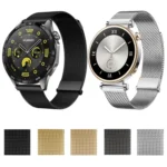 Daul-section Magnetic Milan Steel Mesh Watch Band - Image 5