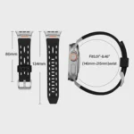 Trailblazer Oval Holes Silicone Watch Band, For Apple Watch 42mm / 41mm / 40mm / 38mm - Image 9