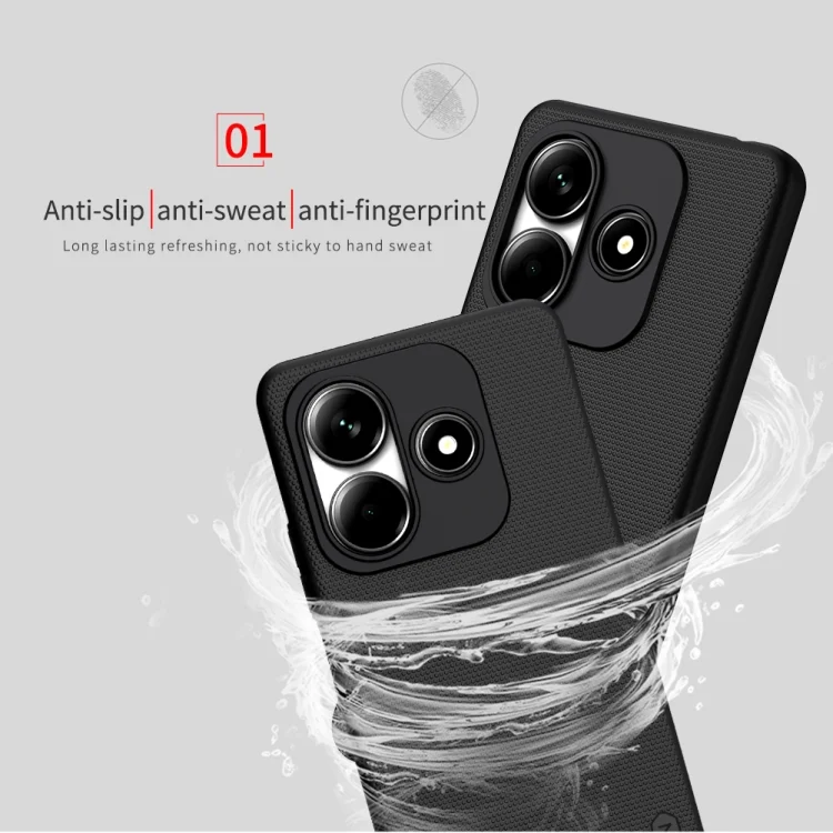 EDA007197301A_7.webp NILLKIN Frosted PC Phone Case, For Redmi Note 14 5G China, For Redmi Note 14 5G Global - Image 8