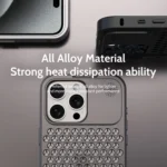 R-JUST RJ58 Aromatherapy Metal Cooling Phone Case, For iPhone 16 Pro Max, For iPhone 16 Pro, For iPhone 16 Plus, For iPhone 16 - Image 6