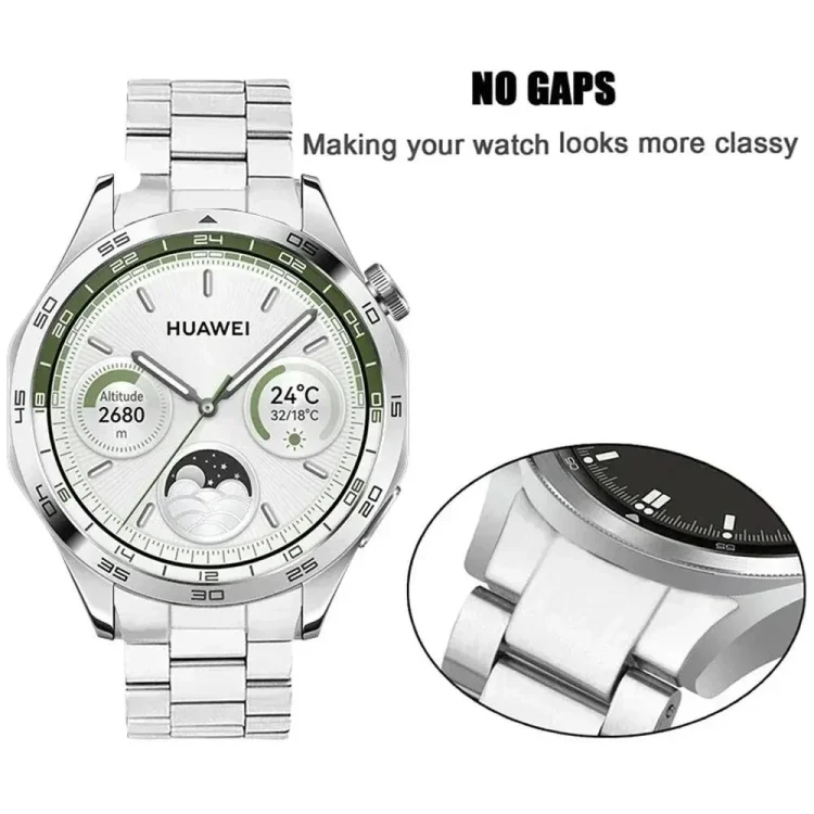 EDA0072013_B3.webp Curved Flat Buckle Three Beads Stainless Steel Watch Band - Image 4