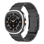 Three Beads Tortoise Buckle Titanium Steel Watch Band