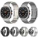 Three Beads Tortoise Buckle Titanium Steel Watch Band - Image 2