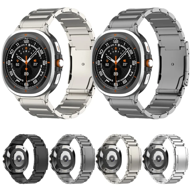 EDA0072030_B1.webp Three Beads Tortoise Buckle Titanium Steel Watch Band - Image 2