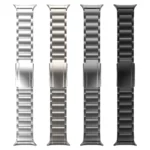 Three Beads Tortoise Buckle Titanium Steel Watch Band - Image 4