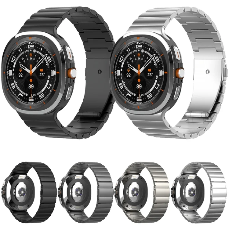 EDA0072033_B1.webp One Bead Flat Buckle Pure Titanium Watch Band - Image 2