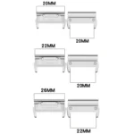 1 Pair Metal Head Adapter Watch Band Quick Release Connector - Image 2