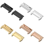 1 Pair Metal Head Adapter Watch Band Quick Release Connector - Image 3
