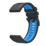 Two Color Quick Release Silicone Watch Band with Tool - Image 7