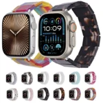 Stretch Rope Square Resin Watch Band, For Apple Watch 46mm / 49mm / 45mm / 44mm - Image 2