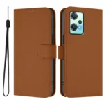 Skin Feel Solid Color Leather Phone Case with Lanyard, For OnePlus Nord CE 2 Lite 5G - Image 2