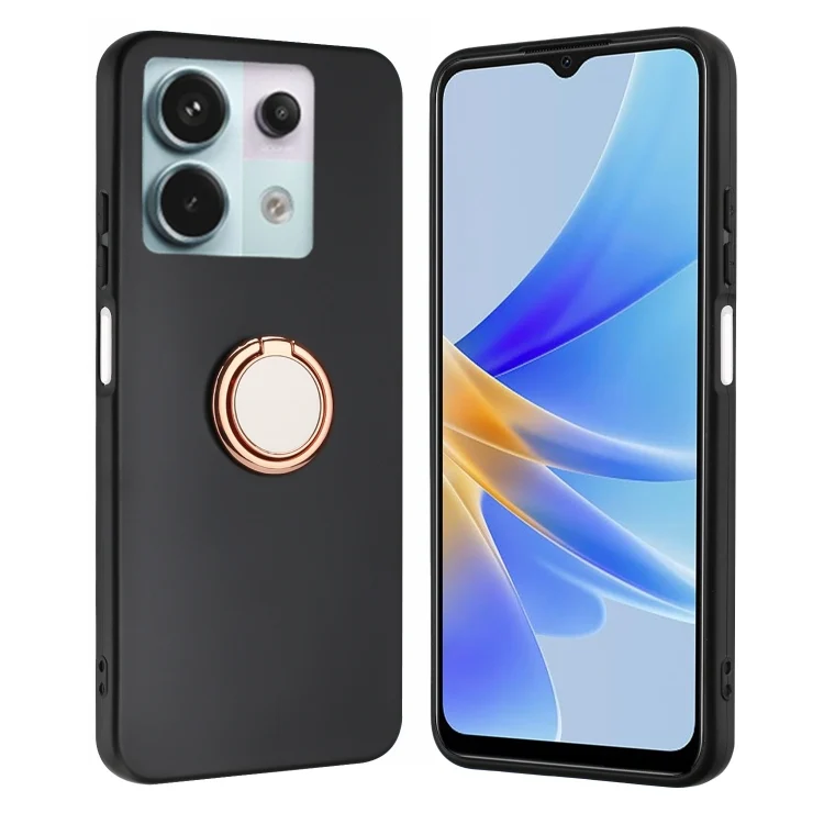 EDA007218410A.webp Matte Ring Holder TPU Phone Case, For Redmi Note 13 5G, For Redmi Note 13 Pro 5G, For Redmi Note 11 / Note 11S / Note 12S, For Redmi Note 12 Pro 4G / 11 Pro Global, For Redmi A1+ / A2+... - Image 1