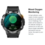 K65 1.43 inch Bluetooth Call Smart Watch, Support Heart Rate / Blood Oxygen - Image 10