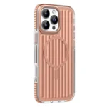 Mutural Corrugated Texture Magsafe Magnetic Shockproof Phone Case, For iPhone 16 Pro Max, For iPhone 16 Pro, For iPhone 16