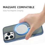 Mutural Skin Feel Series Frosted MagSafe Magnetic Phone Case, For iPhone 16 Pro Max, For iPhone 16 Pro, For iPhone 16 - Image 6