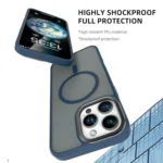 Mutural Skin Feel Series Frosted MagSafe Magnetic Phone Case, For iPhone 16 Pro Max, For iPhone 16 Pro, For iPhone 16 - Image 7