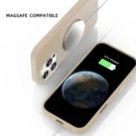 Mutural Karen Series Liquid Silicone MagSafe Magnetic Phone Case, For iPhone 16 Pro Max, For iPhone 16 Pro, For iPhone 16 - Image 6